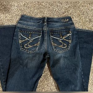 Jeans - Silver - Suki Flap